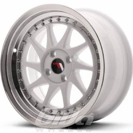 Japan Racing JR26 Blind White with polished lip