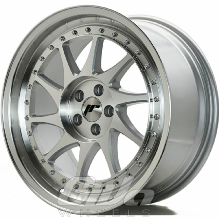 Japan Racing JR26 Silver with polished face and lip