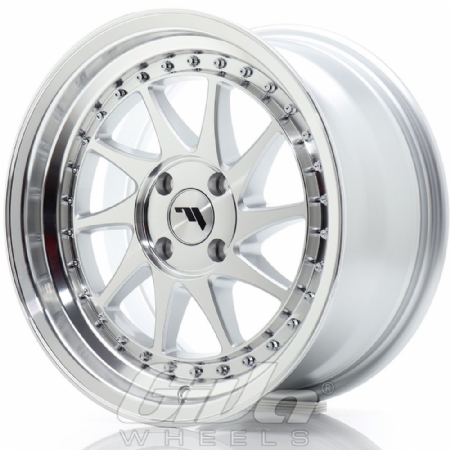 Japan Racing JR26 Silver with polished face and lip