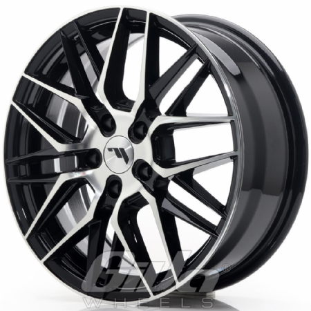 Japan Racing JR28 Blind Black with polished face