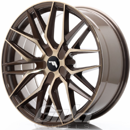 Japan Racing JR28 Blind Platinum bronze with polished bronze face