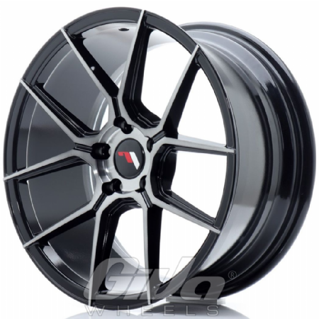 Japan Racing JR30 Brushed black with tinted grey face