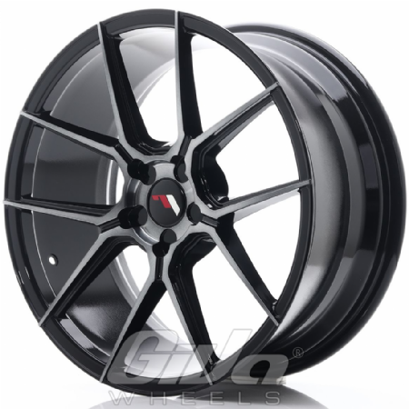 Japan Racing JR30 Blind Brushed black with tinted grey face