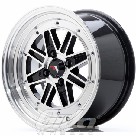 Japan Racing JR31 Black with polished face and lip