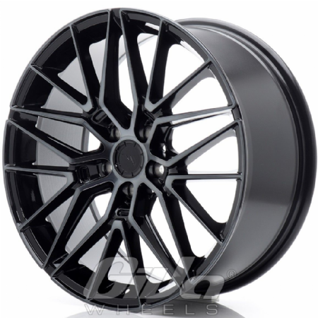 Japan Racing JR38 Black with polished tinted face