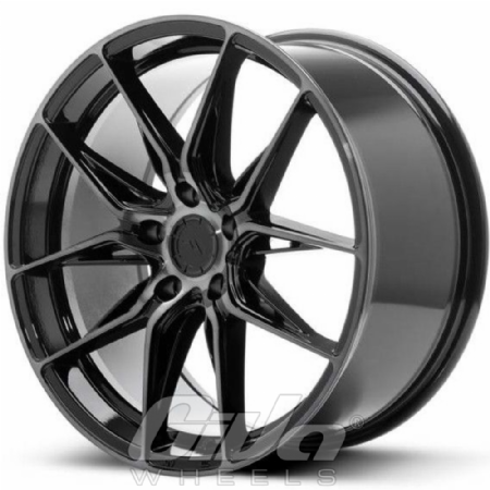 Japan Racing JR44 (Flow Forged) Black with polished tinted face