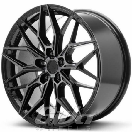 Japan Racing JR46 (Flow Forged) Black with polished tinted face