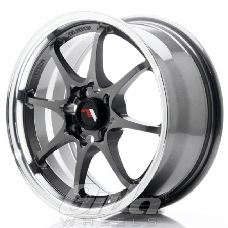 Japan Racing JR5 4H Gunmetal with polished lip