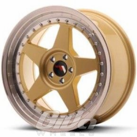 Japan Racing JR6 Gold with polished lip