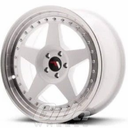 Japan Racing JR6 White with polished lip