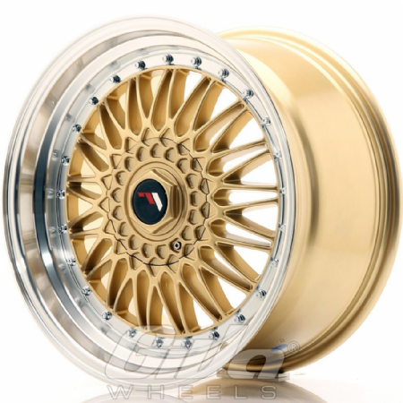 Japan Racing JR9 Multi Gold with polished lip