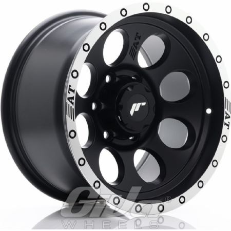 Japan Racing JRX4 Matt black with polished lip