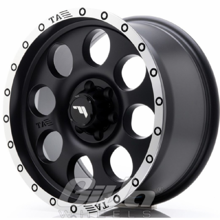 Japan Racing JRX4 Blind Matt black with polished lip
