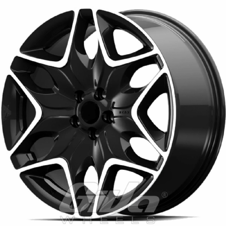 Kahn Split 6 Black with polished face