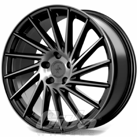 Keskin KT17 Hurricane Black with polished face