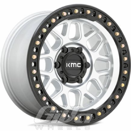 KMC KM549 GRS Polished with matt black lip