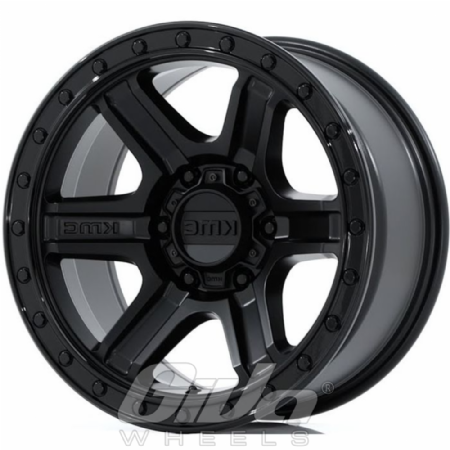 KMC KM551 Outrun Matt black with gloss black lip