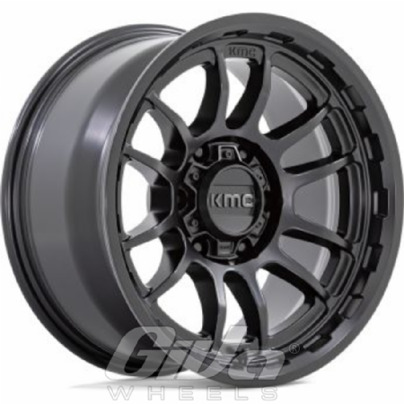 KMC KM727 Wrath Matt black