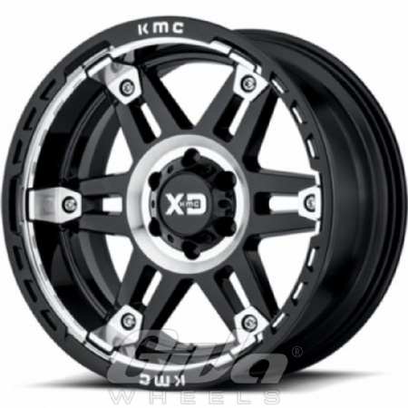 XD Series by KMC XD840 Spy II Black with polished accents