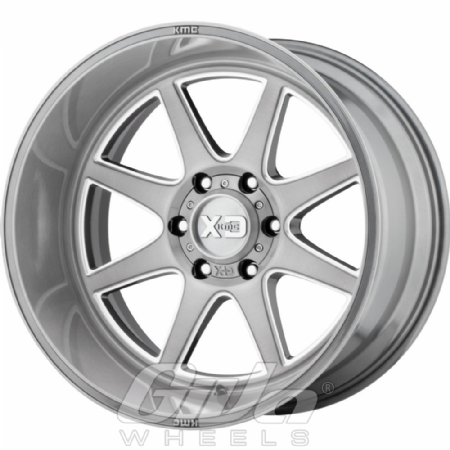 XD Series by KMC XD844 Pike Titanium with milled accents