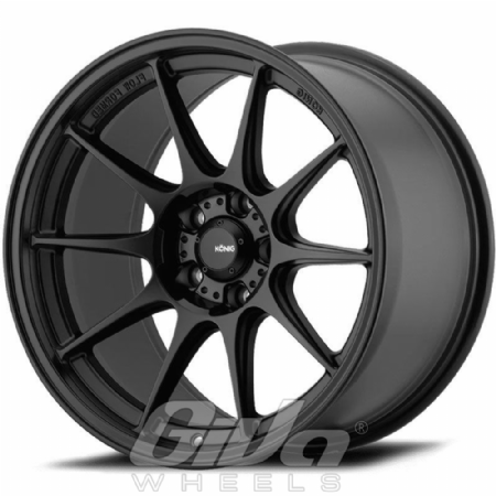 Konig Wheels Dekagram Semi matt black