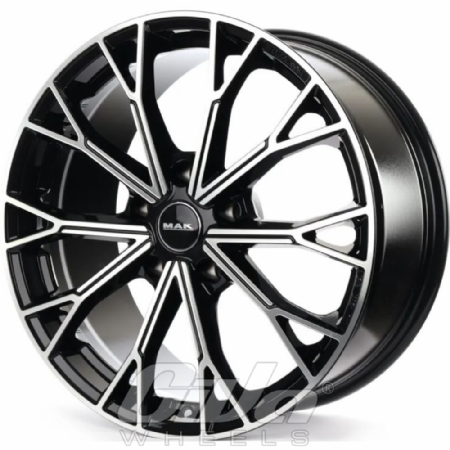 MAK Asphalt Black with polished face