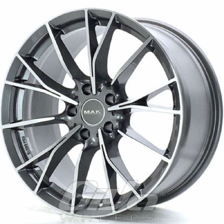 MAK Fabrik Gunmetal with polished face - winter approved