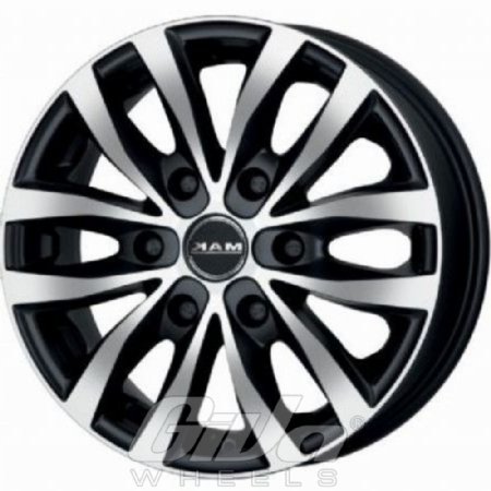 MAK Load 6H Matt black with polished face - winter approved