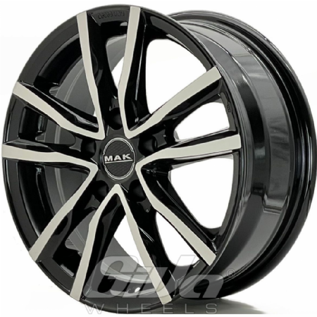 MAK Milano 5 Black with polished face - winter approved