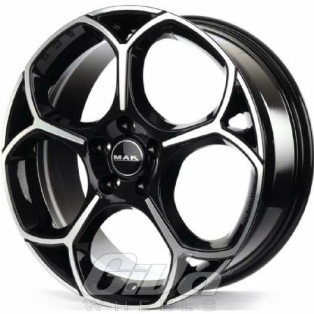 MAK Monza Black with polished face - winter approved