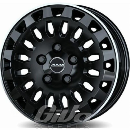 MAK Overland Black with polished lip - winter approved