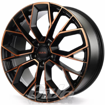 MAK Stilo Black with polished bronze face - winter approved