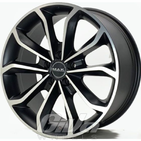 MAK Xenon Matt black with polished face - winter approved