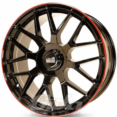 MAM GT1 Black with red lip