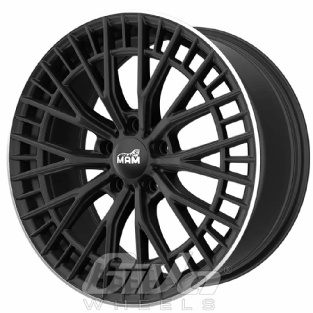 MAM GT2 Matt black with polished lip