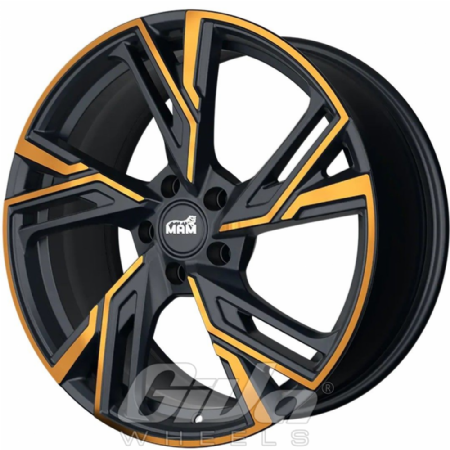 MAM RS5 (Flow Forged) Matt black with copper face