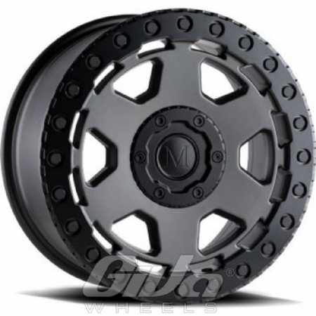 Mandrus Forscher Matt gunmetal with black lip