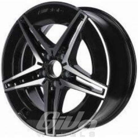 Mercedes-Benz OEM Wheels A2064017600 AMG DEMO Black with polished face