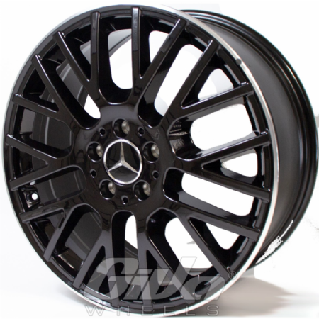 Mercedes-Benz OEM Wheels A1674012100 DEMO Black with polished lip