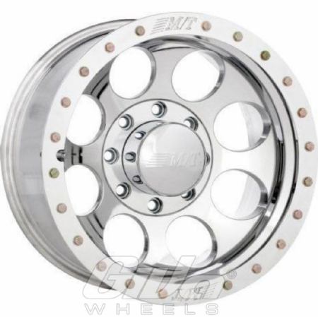 Mickey Thompson Mt Classic Lock Silver with polished face