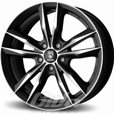 MOMO Fast Matt black with polished face