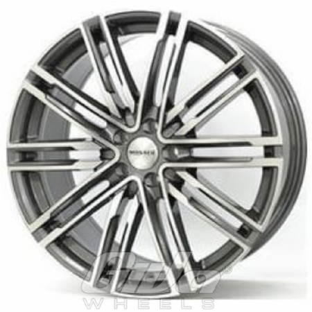 Monaco GP7 Anthracite with polished face