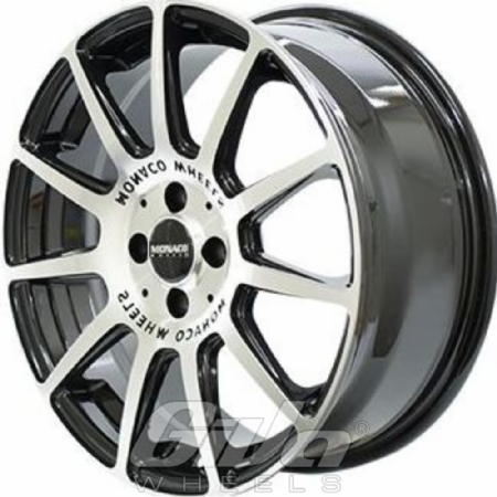Monaco Rallye Black with polished face