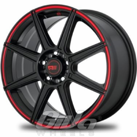 Motegi Racing MR142 CS8 Matt black with red stripe