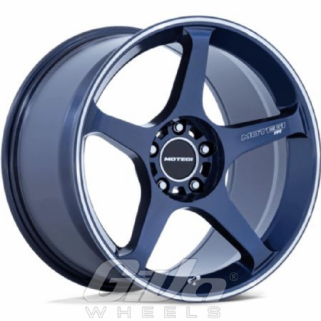 Motegi Racing MR159 Battle V Obsidian blue with polished line