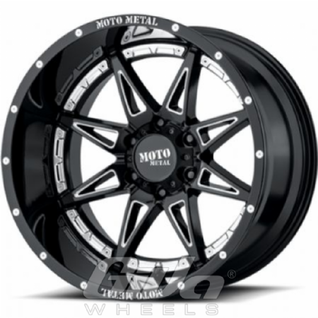 Moto Metal MO993 Hydra Black with milled accents