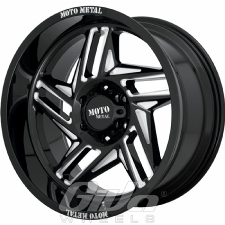 Moto Metal MO996 Ripsaw Black with milled accents