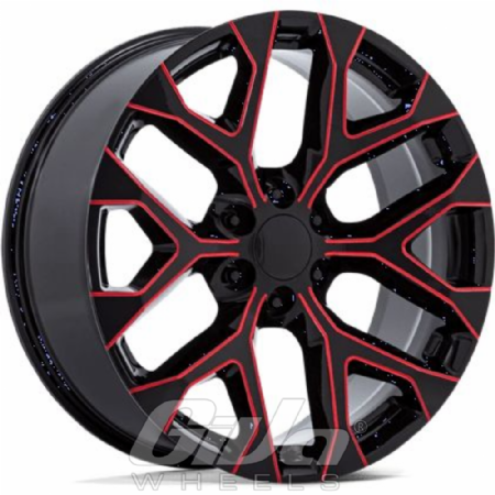 Performance Replicas PR177 Black with red milled accents