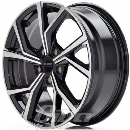 Platin P115 Black with polished face