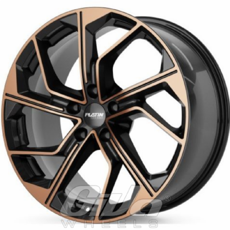 Platin P116 Black and copper with polished face